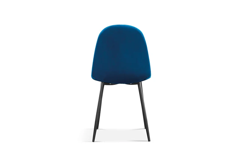Chaise Boy Velours Bleu foncé