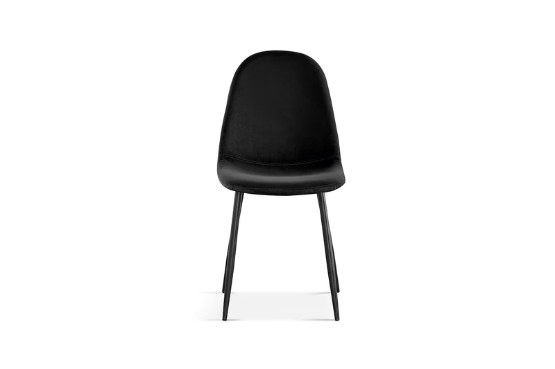 Chaise Boy Velours Noir