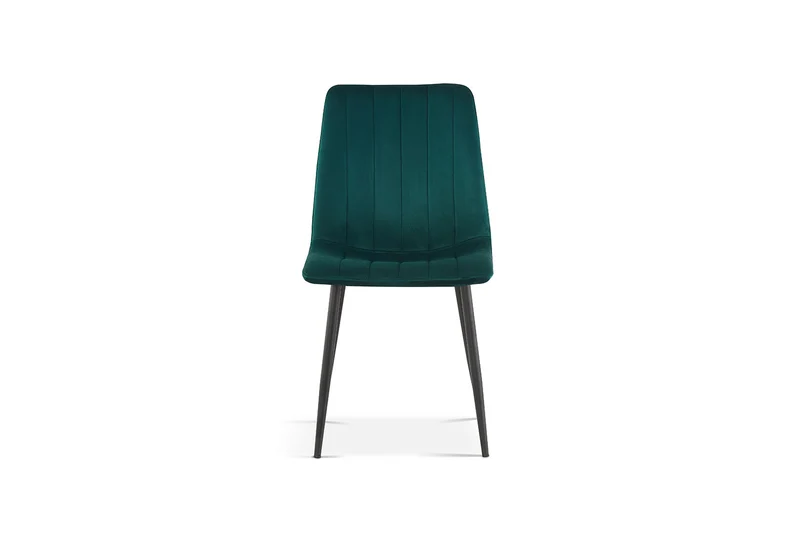 Chaise Willis Velours Vert