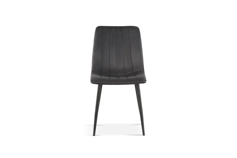 Chaise Willis Velours Gris