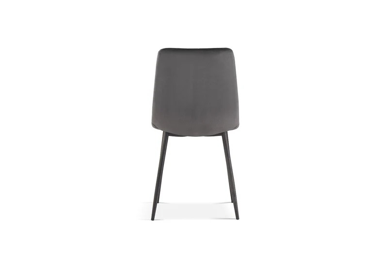 Chaise Willis Velours Gris