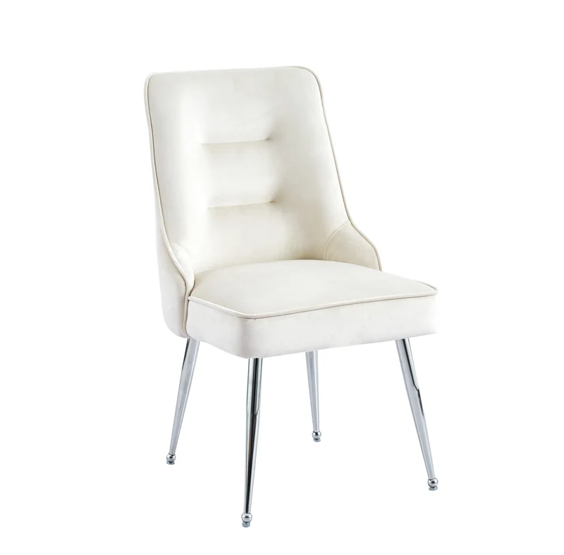 CHAISE ZIP CHROME VELOURS BEIGE