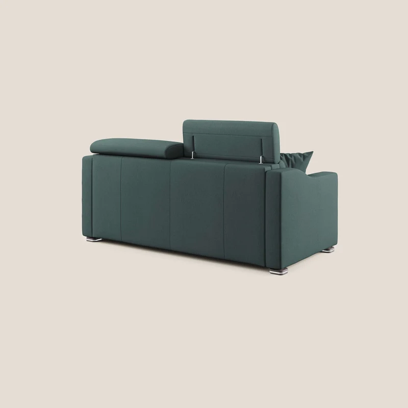Canapé-lit double Amber en tissu détachable T05 vert