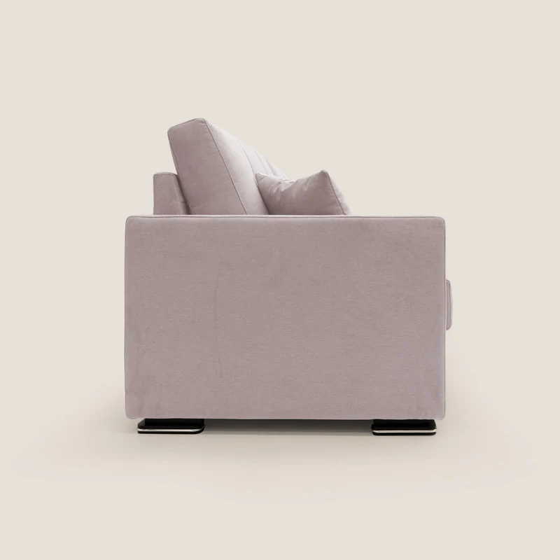 Giove canapé en tissu doux imperméable T02 rose