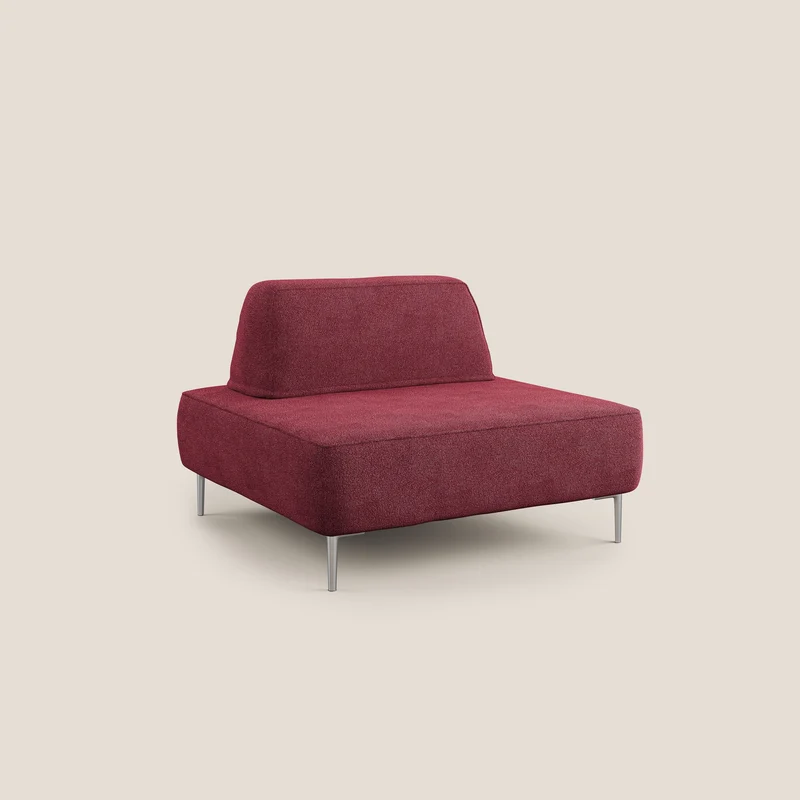 Newton fauteuil modulable avec dossier amovibles T07 rouge