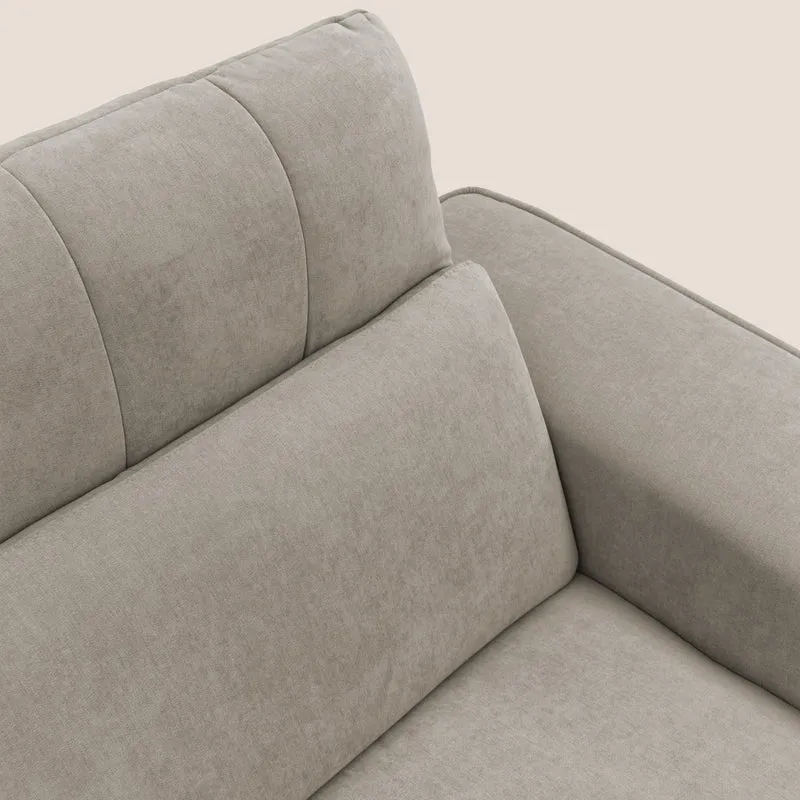 Clark canapé modulable d'angle REVERSIBLE avec option relax électrique en tissu détachable imperméable T17 beige