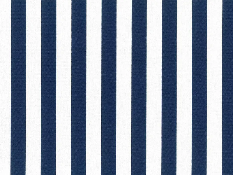 Righe coussins rayés en coton bleu