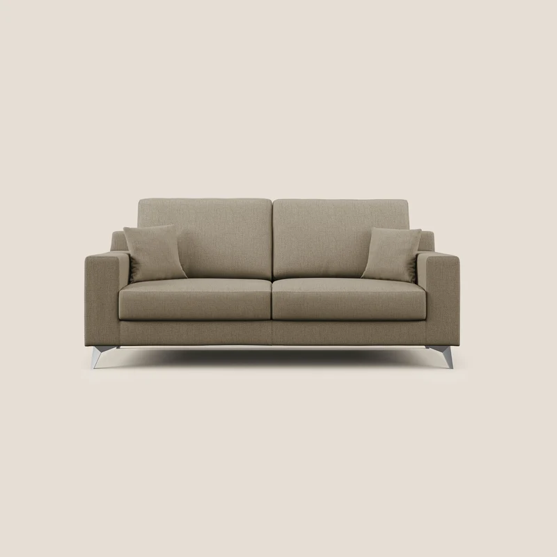 Michael Canapé en tissu imperméable antitache T03 marron
