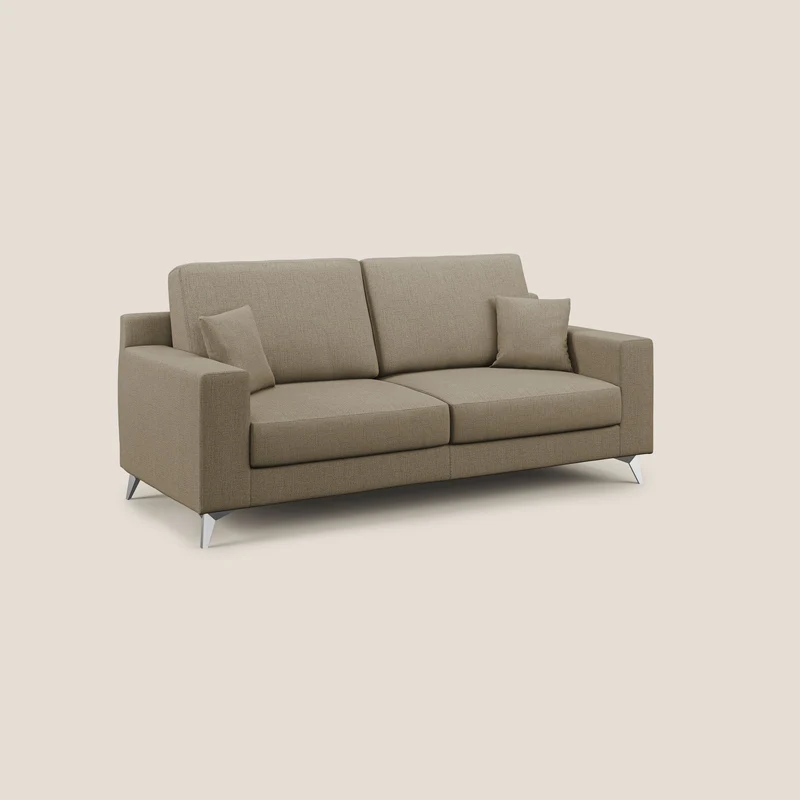 Michael Canapé en tissu imperméable antitache T03 marron