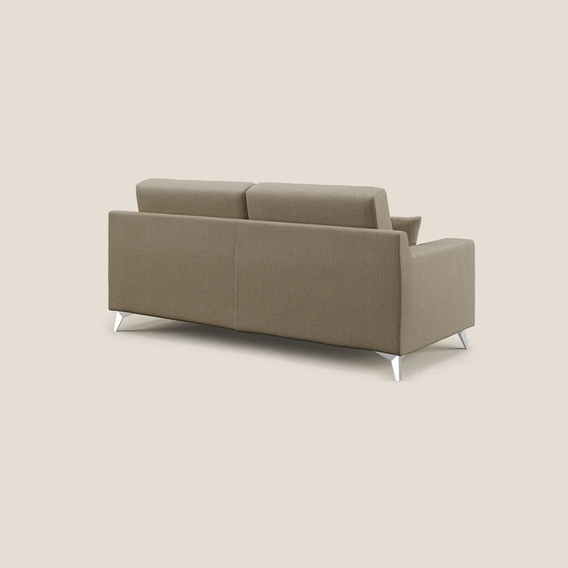 Michael Canapé en tissu imperméable antitache T03 marron