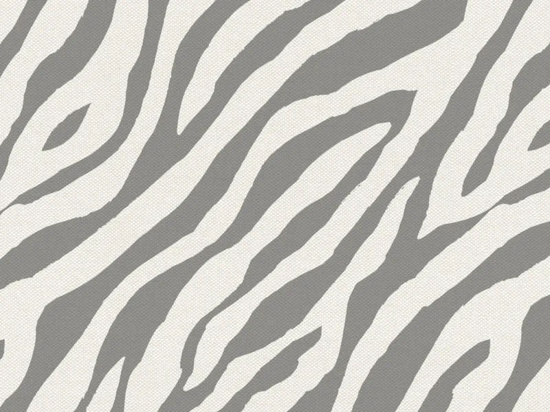 Stripe coussins géométriques en tissu hydrofuge gris