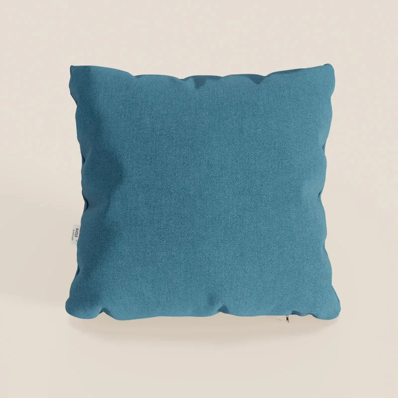 Honey coussin disponible en plusieurs couleurs, réalisé en tissu imperméable similaire au coton T13 bleu clair