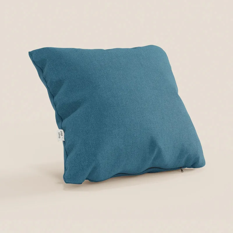 Honey coussin disponible en plusieurs couleurs, réalisé en tissu imperméable similaire au coton T13 bleu clair