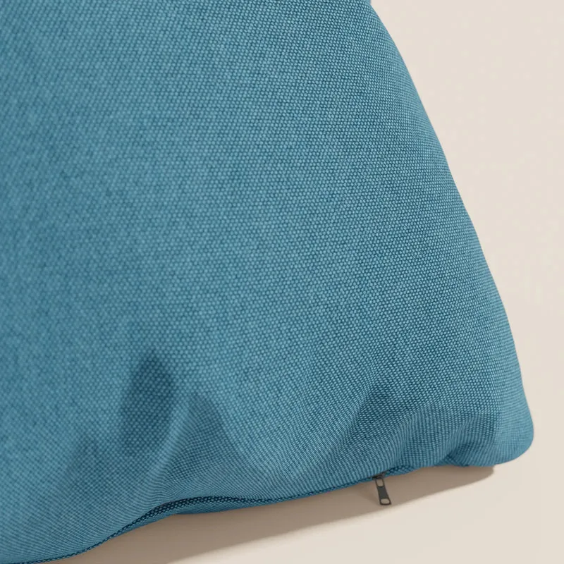 Honey coussin disponible en plusieurs couleurs, réalisé en tissu imperméable similaire au coton T13 bleu clair