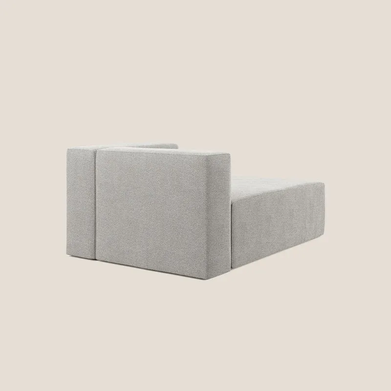 Nettuno module meridiénne en bouclette douce T07 gris