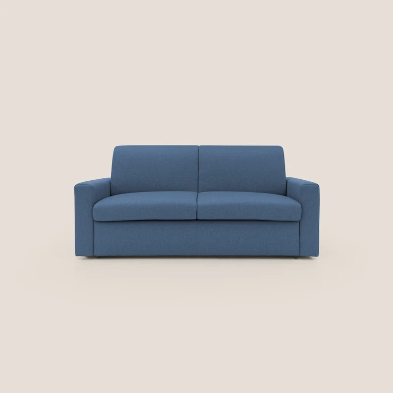 Kansas Canapé lit convertible h20 cm en tissu imperméable T13 bleu