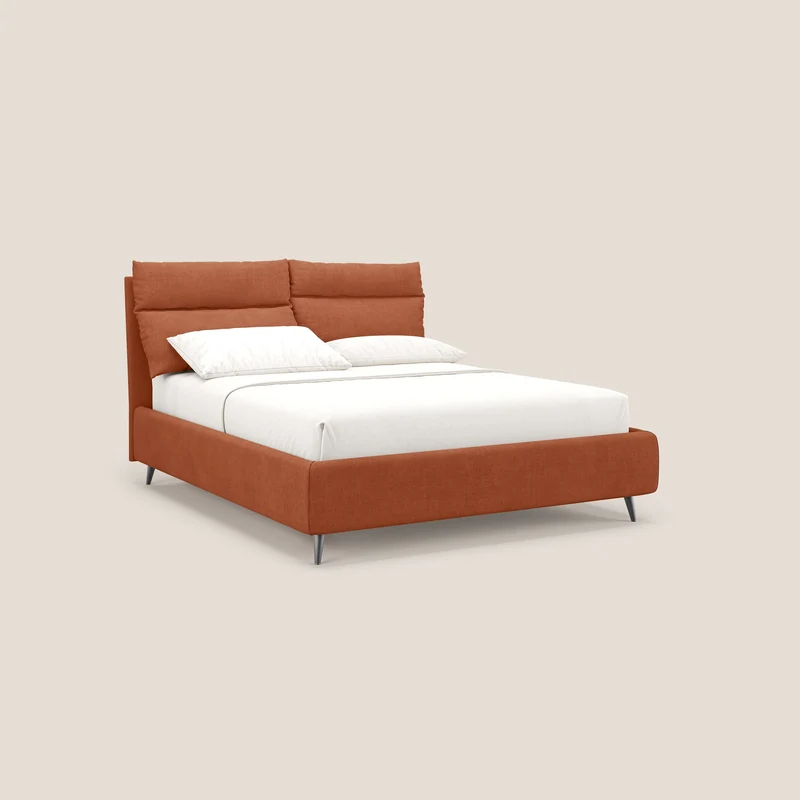 Jerry lit coffre et coussins réglables en tissu détachable T17 orange