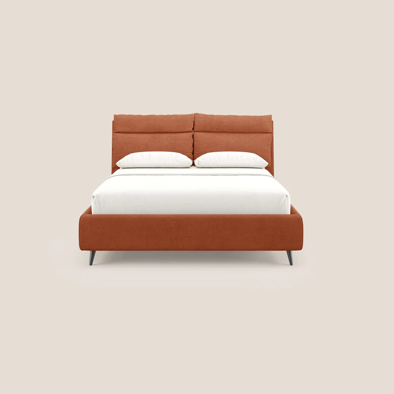 Jerry lit coffre et coussins réglables en tissu détachable T17 orange