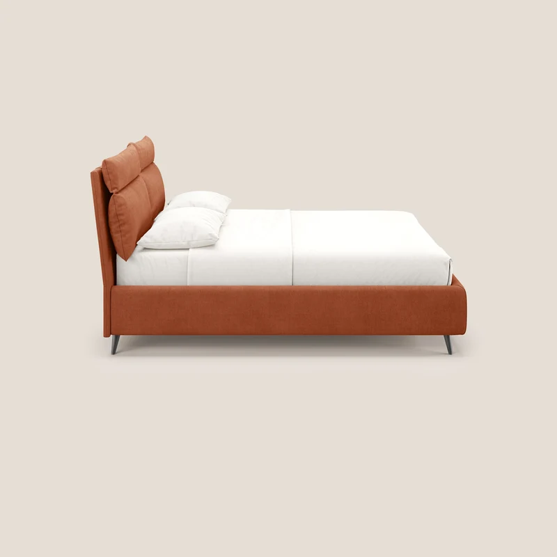 Jerry lit coffre et coussins réglables en tissu détachable T17 orange