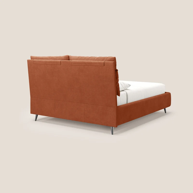 Jerry lit coffre et coussins réglables en tissu détachable T17 orange