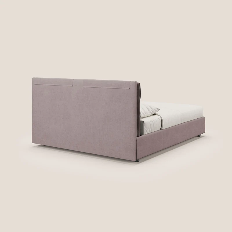 Travis lit coffre avec coussins capitonnés amovibles en tissu imperméable T02 rose