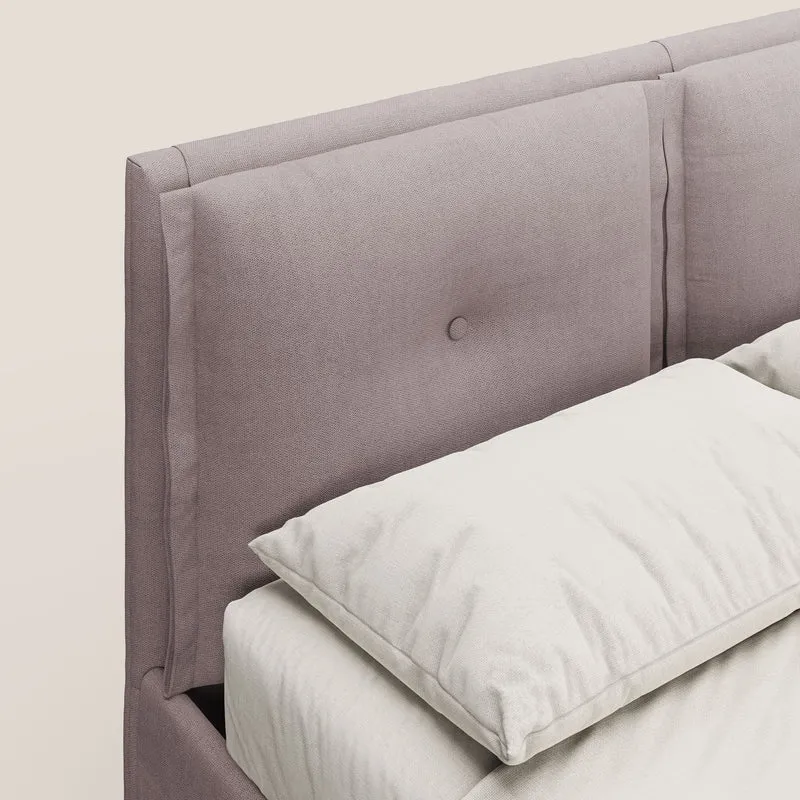 Travis lit coffre avec coussins capitonnés amovibles en tissu imperméable T02 rose