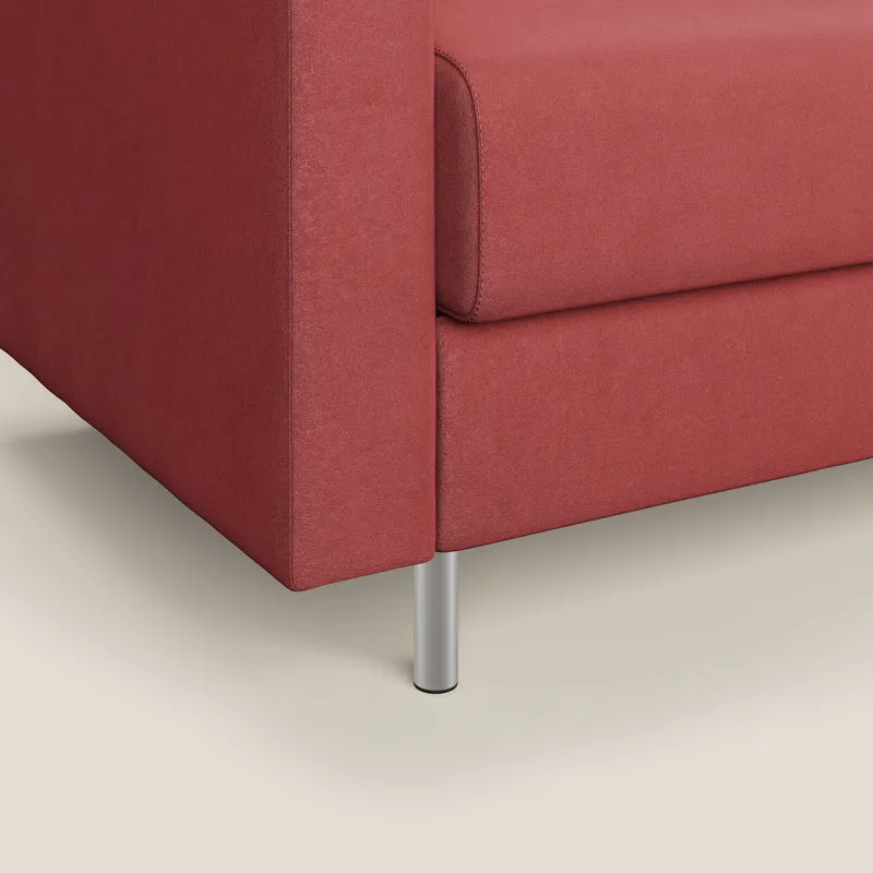 Megan fauteuil convertible en microfibre détachable T11 rouge