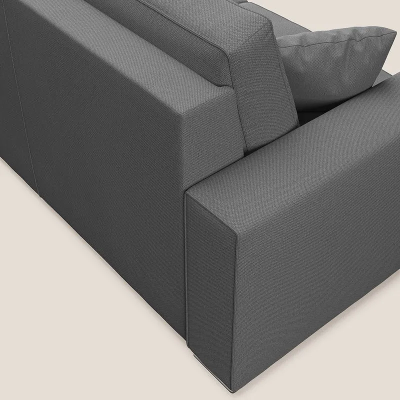 Dream Canapé convertible d'angle en tissu détachable T05 anthracite