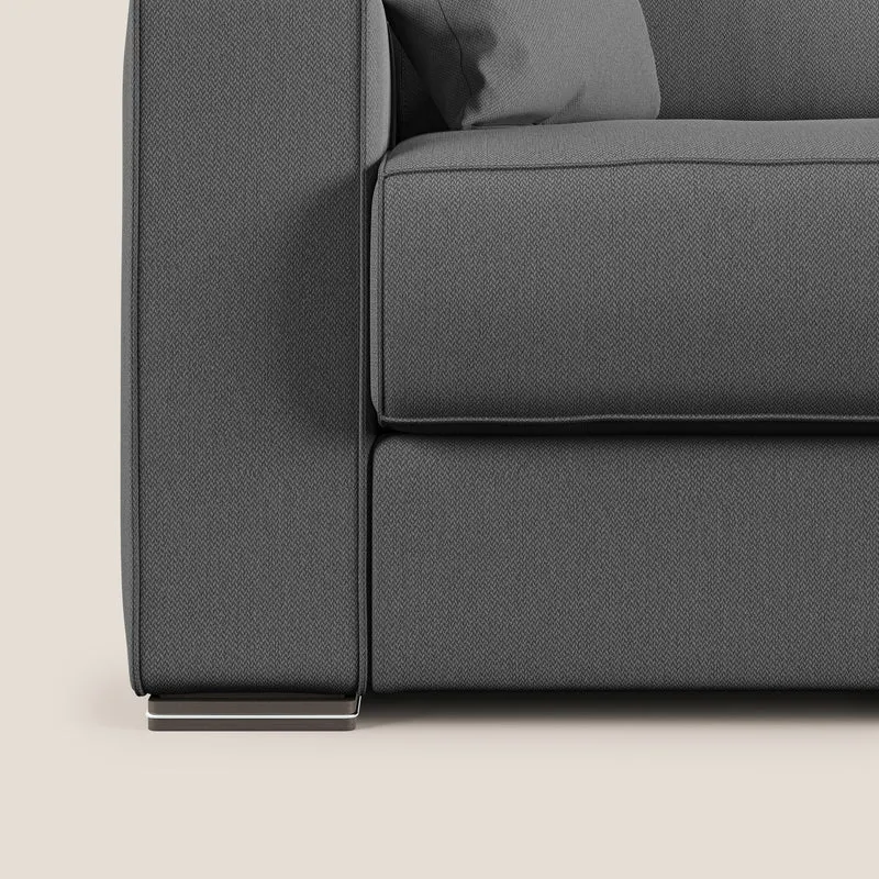 Dream Canapé convertible d'angle en tissu détachable T05 anthracite