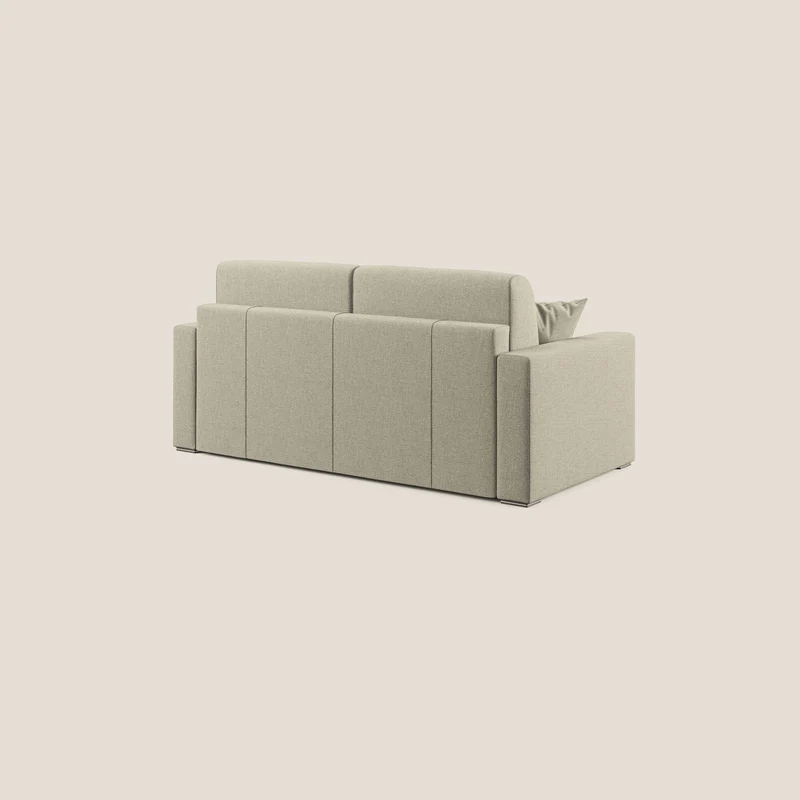 Best canapé-lit double en tissu détachable antitache QuickClean T08 panna