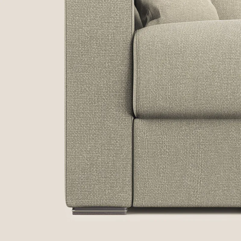 Best canapé-lit double en tissu détachable antitache QuickClean T08 panna