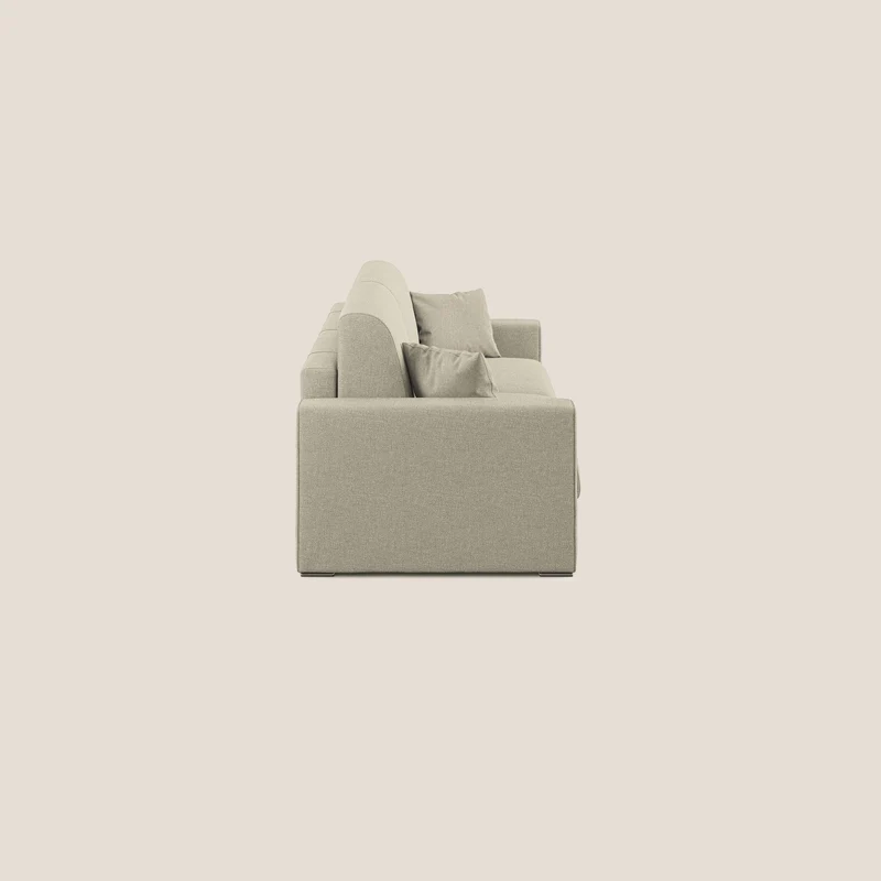Best canapé-lit double en tissu détachable antitache QuickClean T08 panna