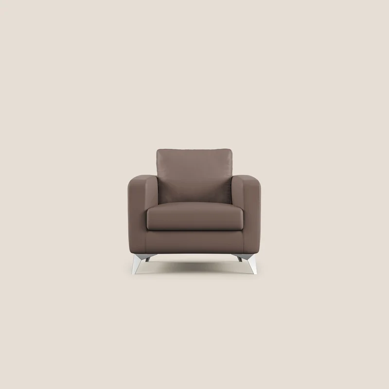 Orione fauteuil en simili cuir imperméable T04 marron
