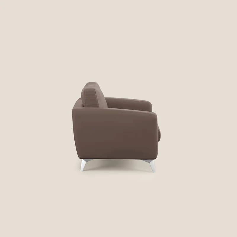 Orione fauteuil en simili cuir imperméable T04 marron