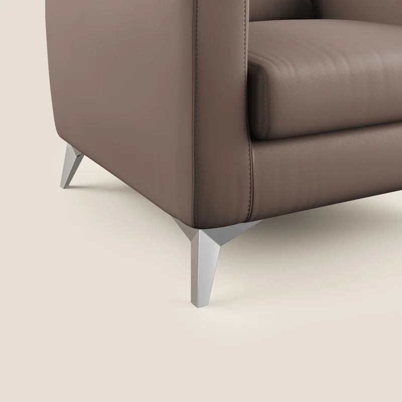 Orione fauteuil en simili cuir imperméable T04 marron