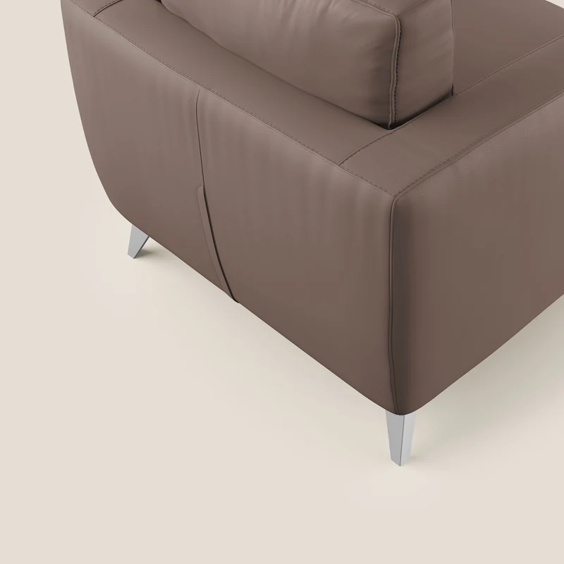Orione fauteuil en simili cuir imperméable T04 marron
