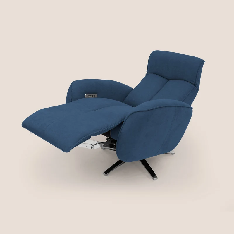 EVA fauteuil RELAX en tissu imperméable T02 bleu