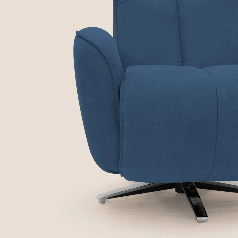 EVA fauteuil RELAX en tissu imperméable T02 bleu