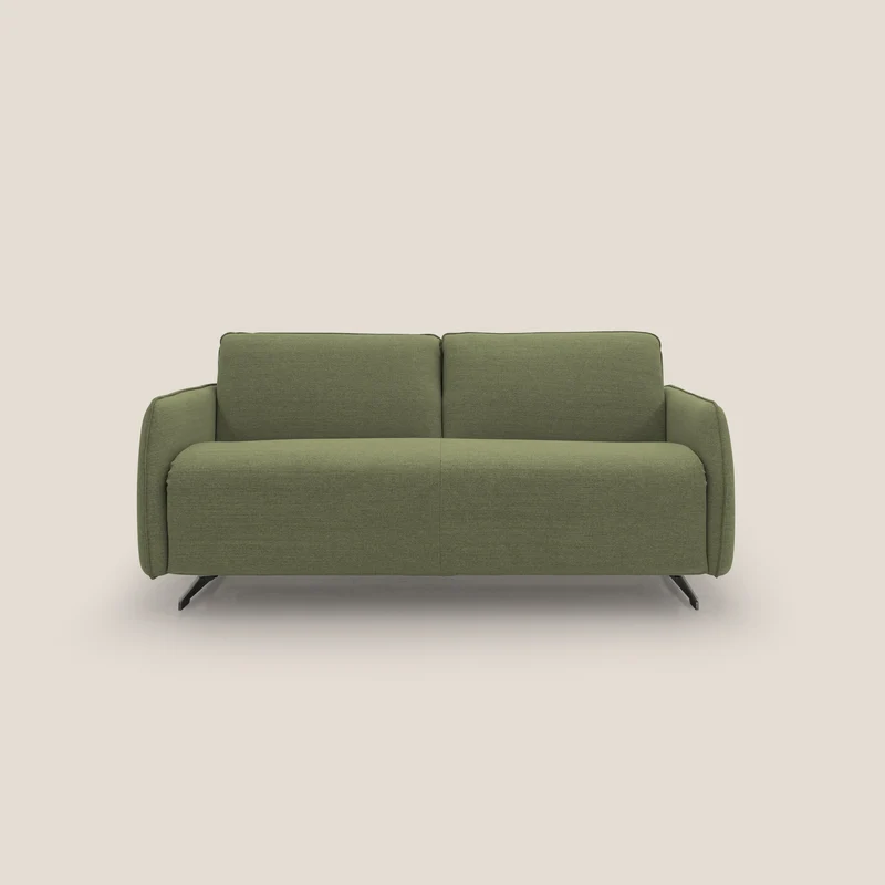Texas Canapé convertible matrimonial moderne en tissu imperméable T19 vert