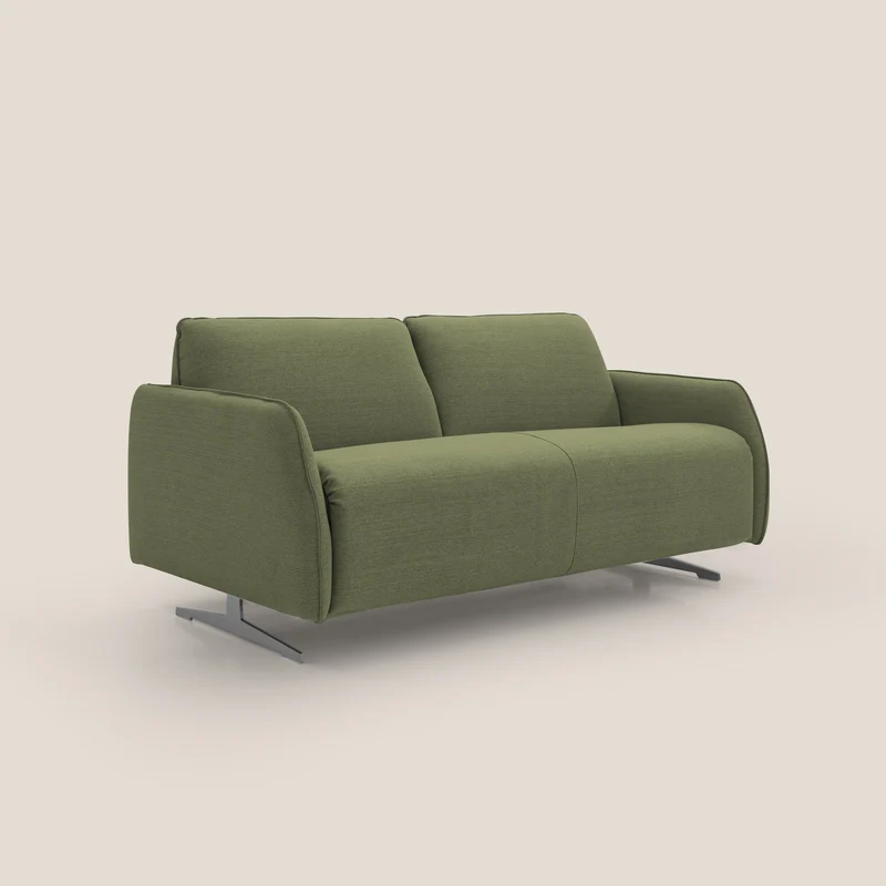 Texas Canapé convertible matrimonial moderne en tissu imperméable T19 vert