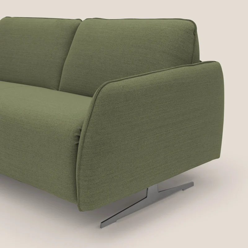 Texas Canapé convertible matrimonial moderne en tissu imperméable T19 vert