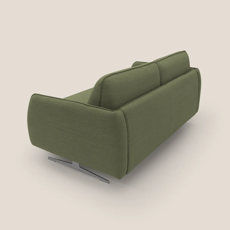 Texas Canapé convertible matrimonial moderne en tissu imperméable T19 vert