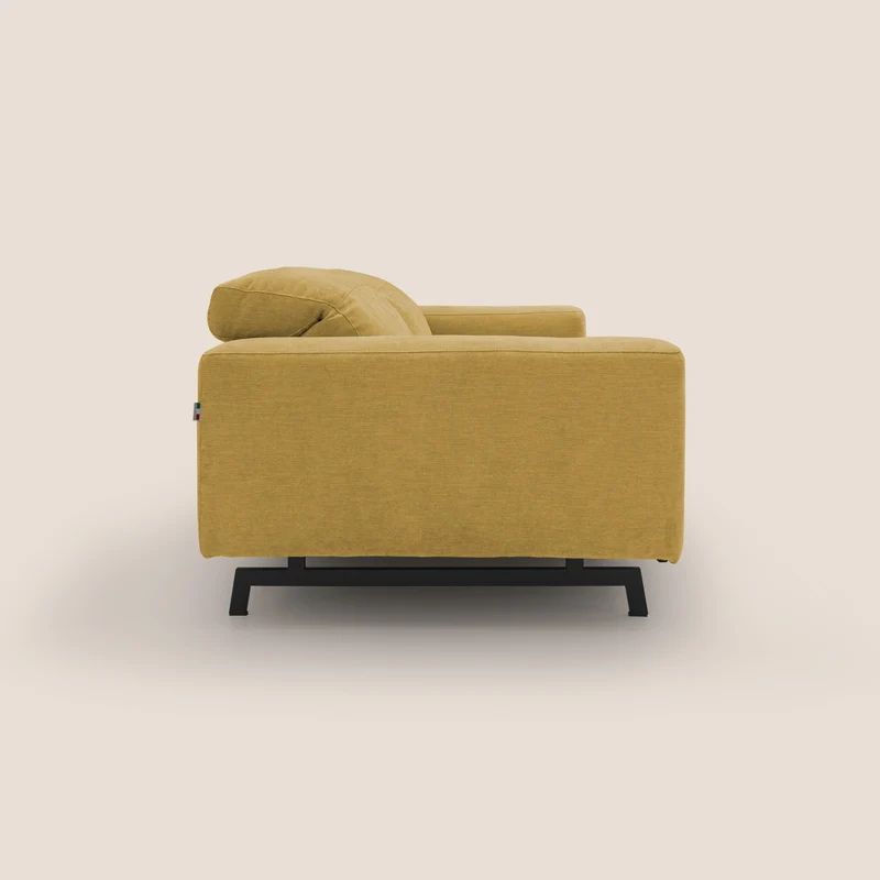 Sakura Canapé modulable en tissu flammé doux et imperméable T14 jaune