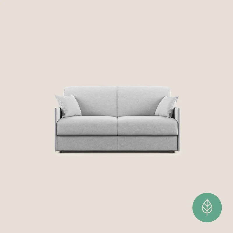 Evans canapé lit convertible en tissu recyclé gris