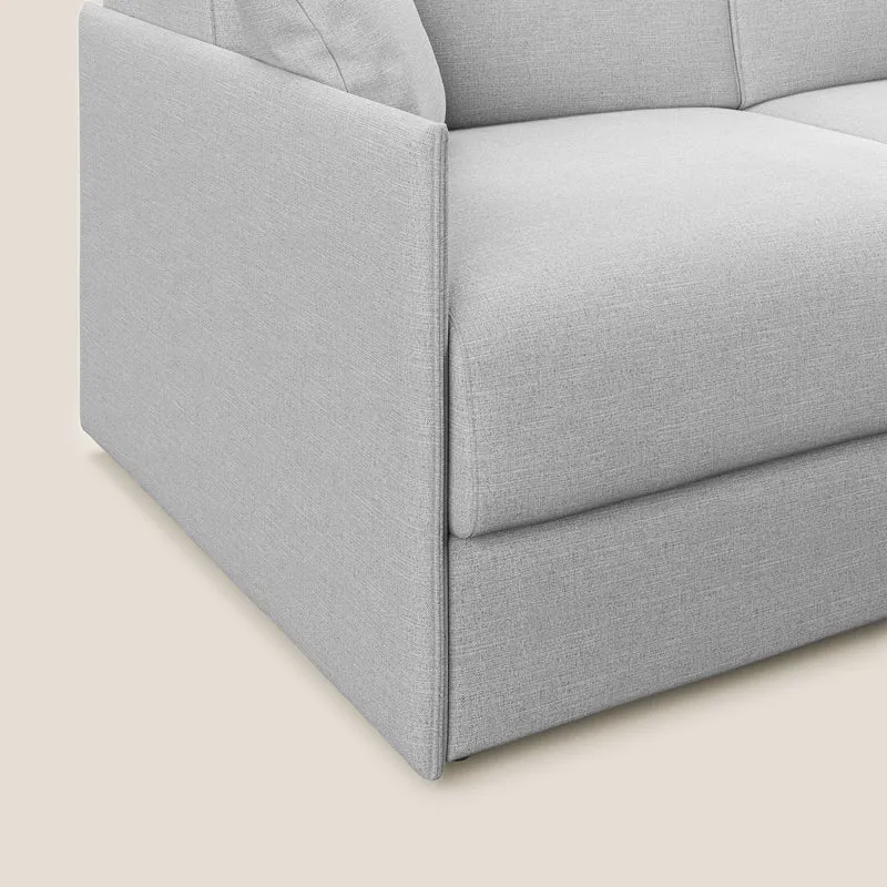 Evans canapé lit convertible en tissu recyclé gris