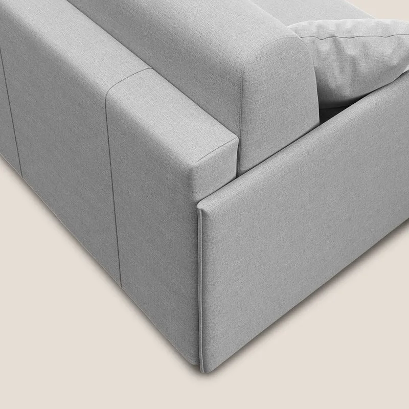 Evans canapé lit convertible en tissu recyclé gris