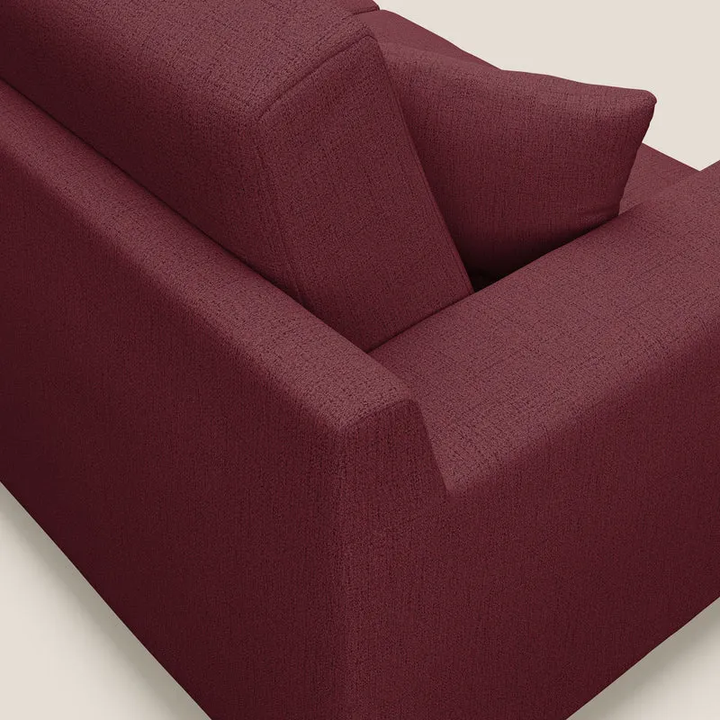 Michael Canapé en tissu imperméable antitache T03 rouge