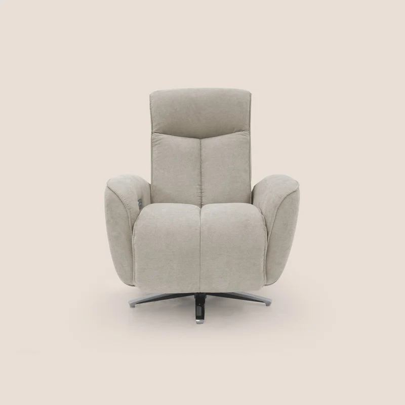 EVA fauteuil RELAX en tissu imperméable T02 crème
