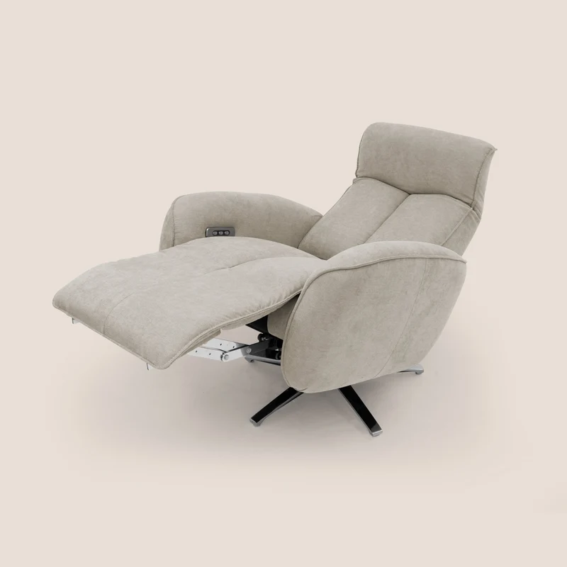 EVA fauteuil RELAX en tissu imperméable T02 crème