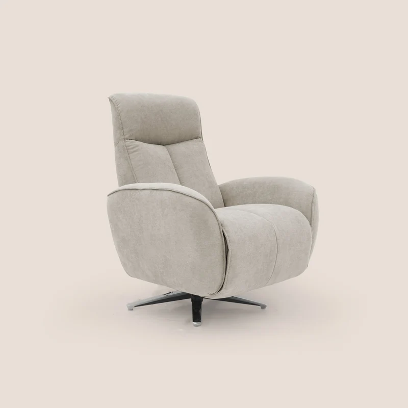 EVA fauteuil RELAX en tissu imperméable T02 crème